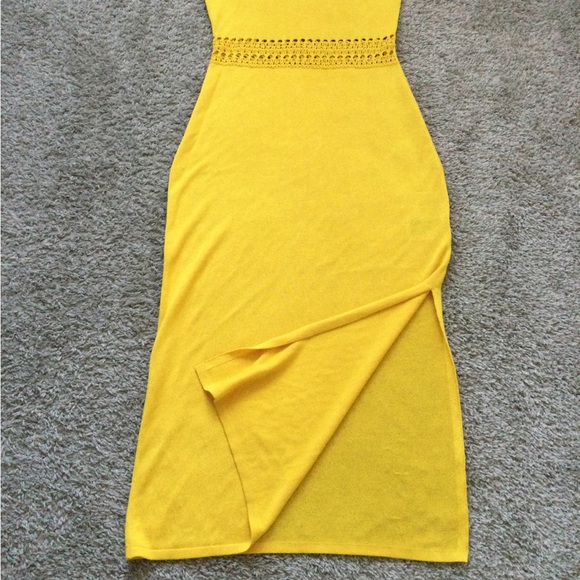 🔥🔥HOST PIC🔥🔥 H&M Yellow Fine Knit Midi Dress - Picture 11 of 15